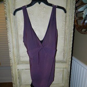 Lands' End One Piece Swimsuit Womens Sz 18 (GG-3)
